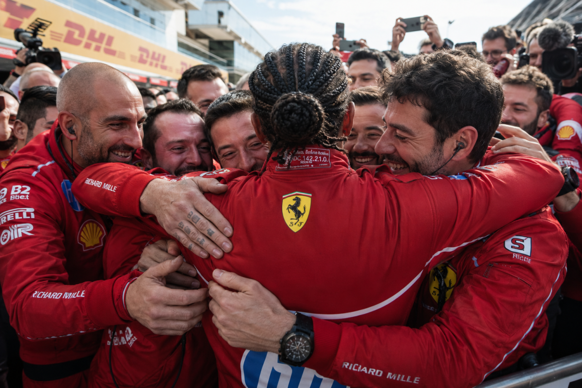 «Questa è qualcosa di unico»: Hamilton, 41 anni, Ferrari e la psicologia del sogno realizzato