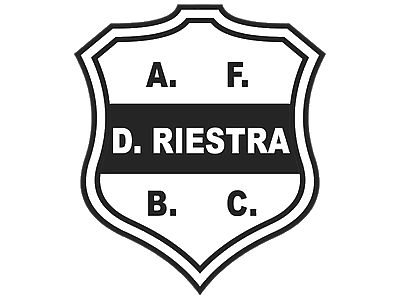 Stemma ufficiale del Club Atlético y Deportivo Riestra, la squadra argentina nota per la durissima pretemporada di Pinamar