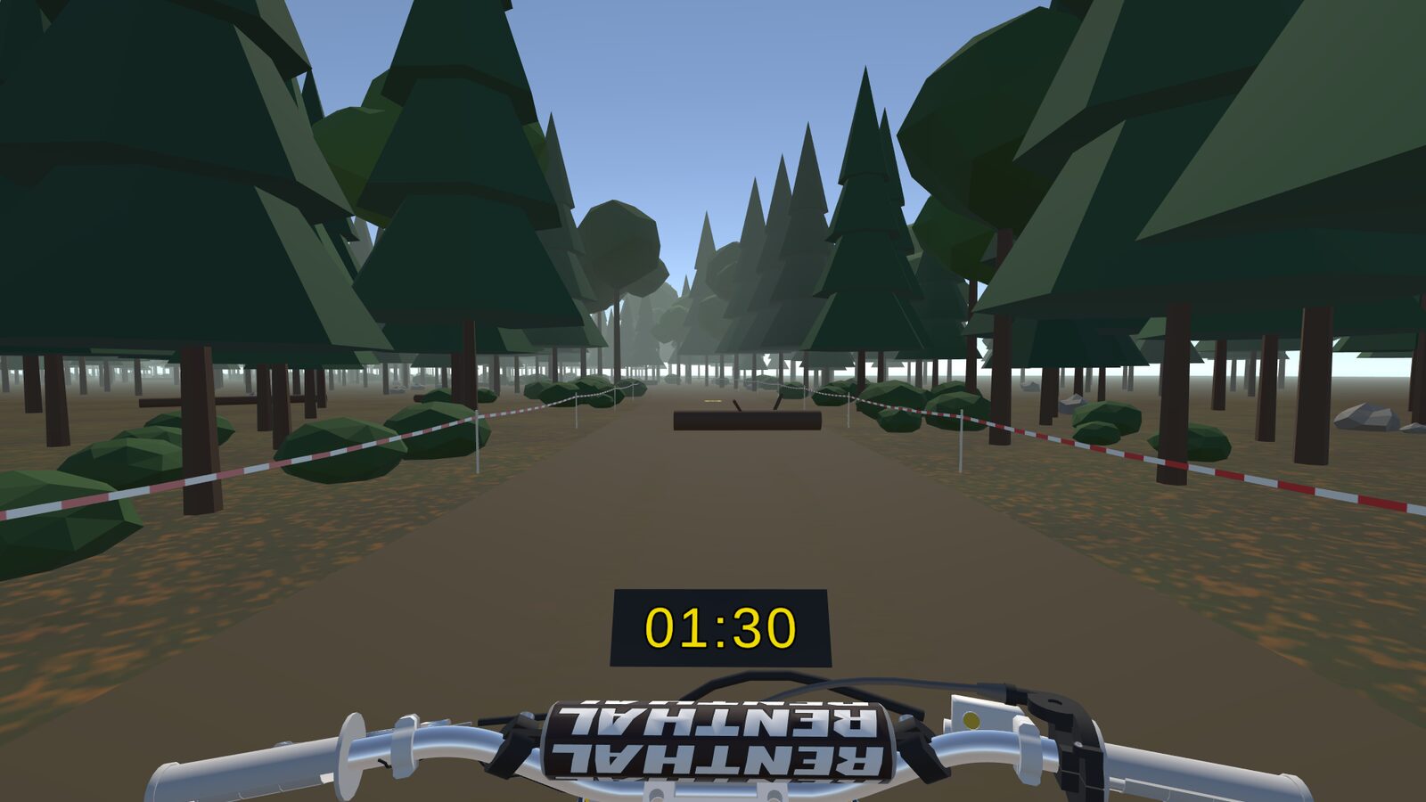 Esperienza VR di enduro, lettura del terreno